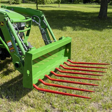 john deere 90 skid steer manure fork|john deere frontier loader forks.